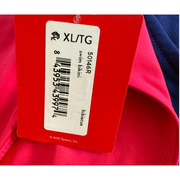 Spanx Hibiscus Swim Bikini, Size XL - New! - Picture 4 of 4